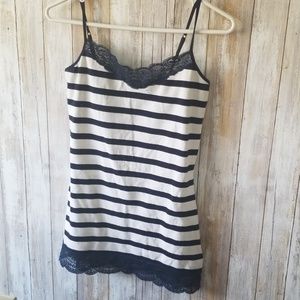 Express lace tank top